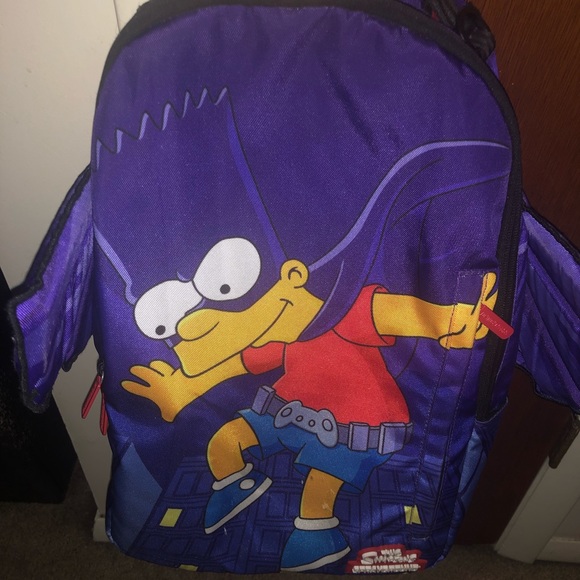 bart simpson sprayground bag